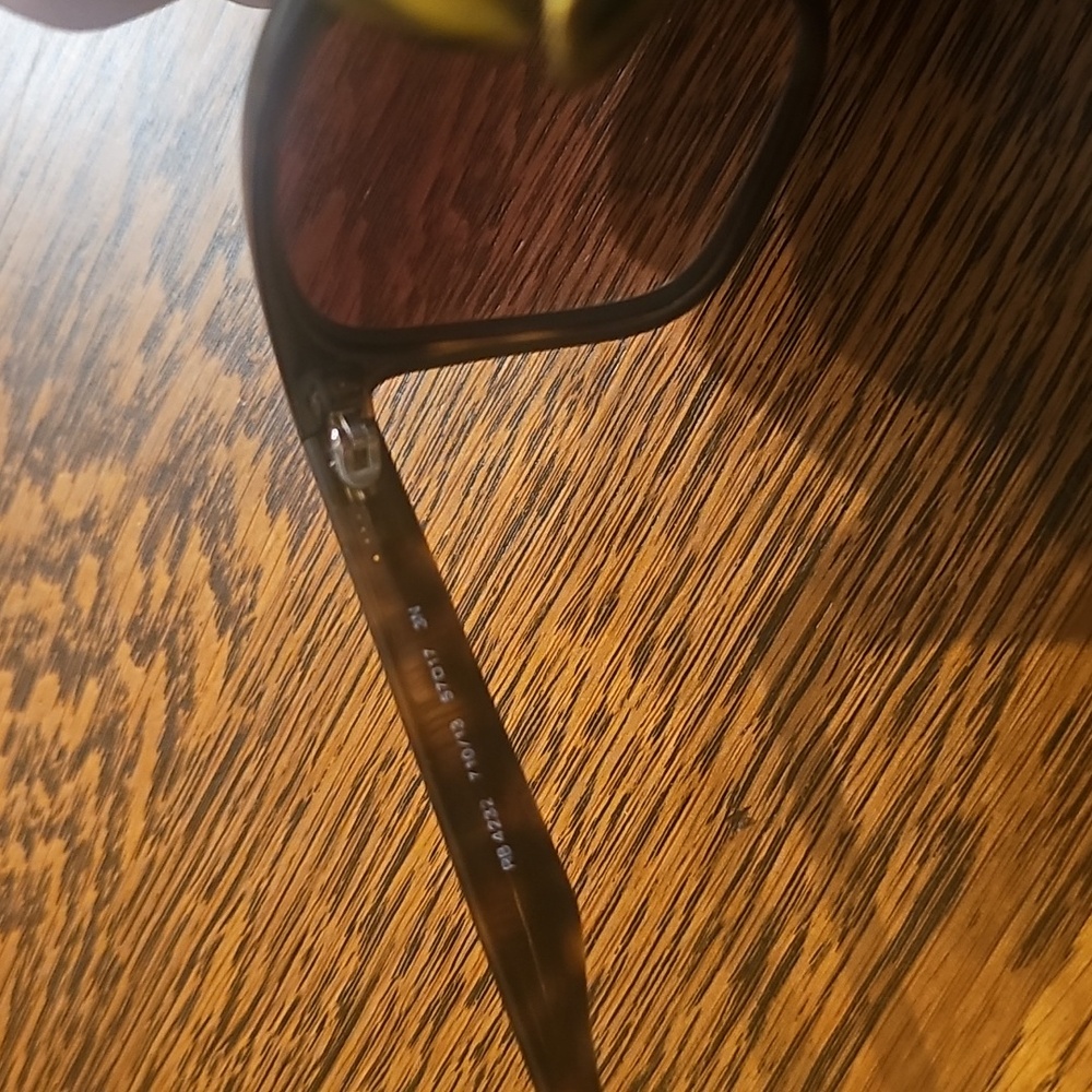 "Ray-Ban" Dark Tortoise Frame Sunglasses-Unisex - Picture 4 of 7
